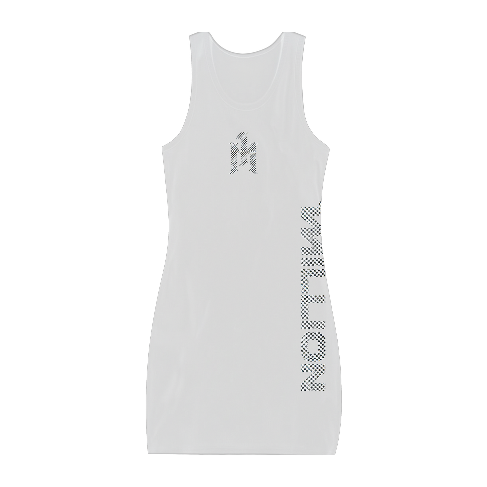MILLION Crystal Tank Dress - Black