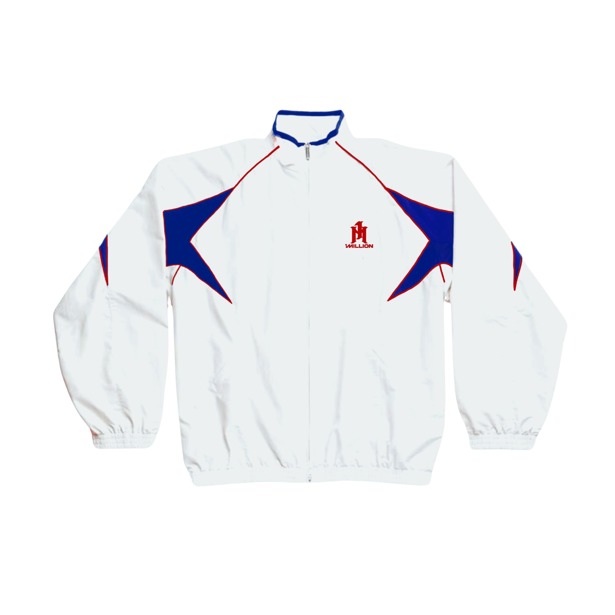 90s inspired track suit red, white, blue