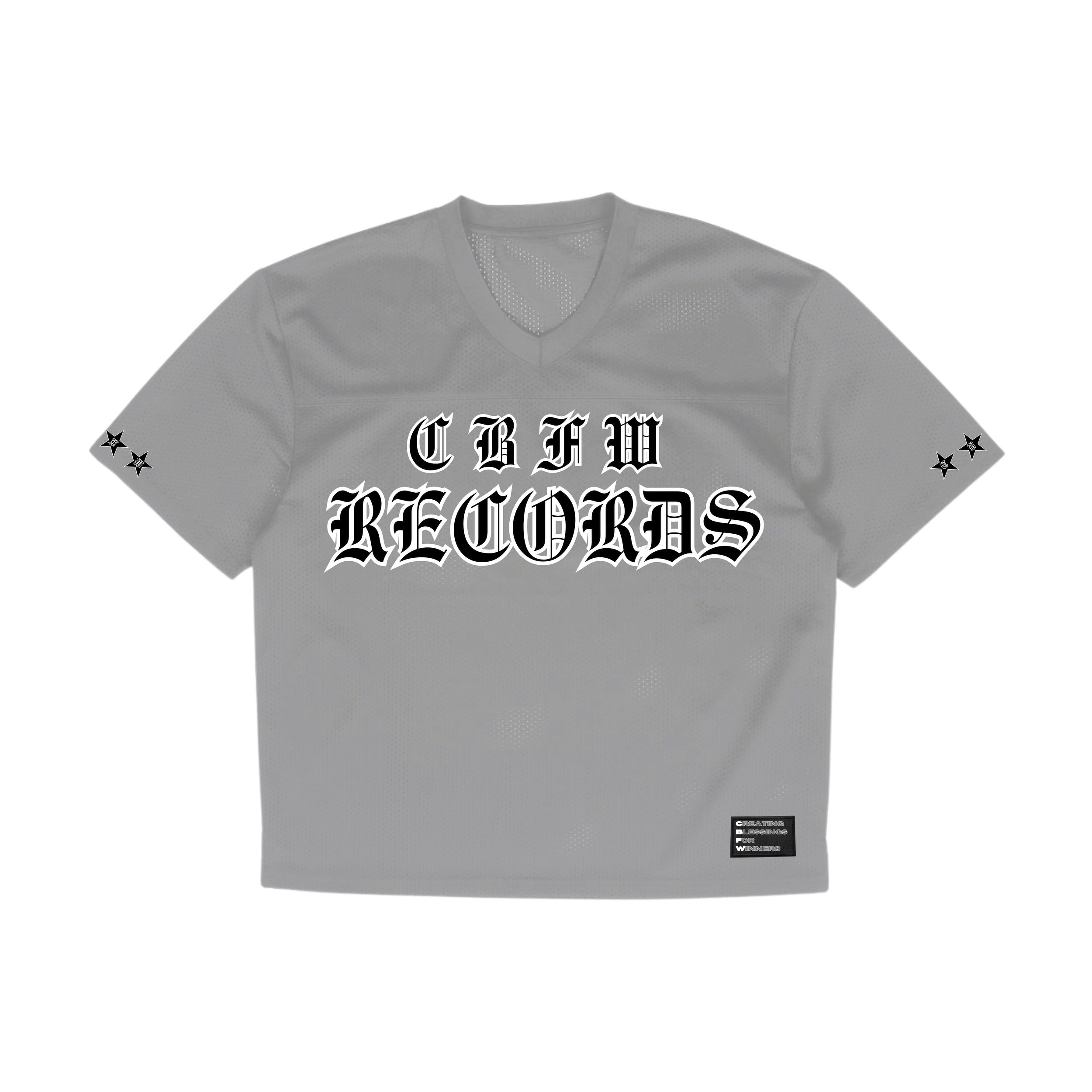 CBFW records Jersey set black in grey