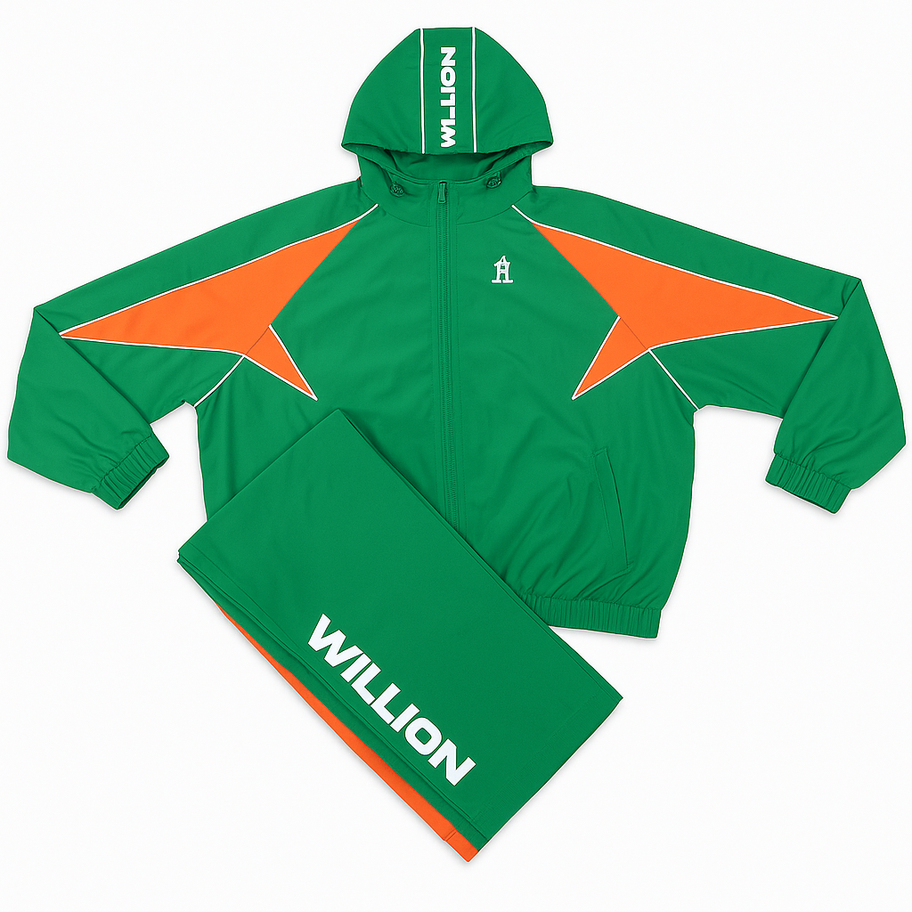 Green & Orange Track suit
