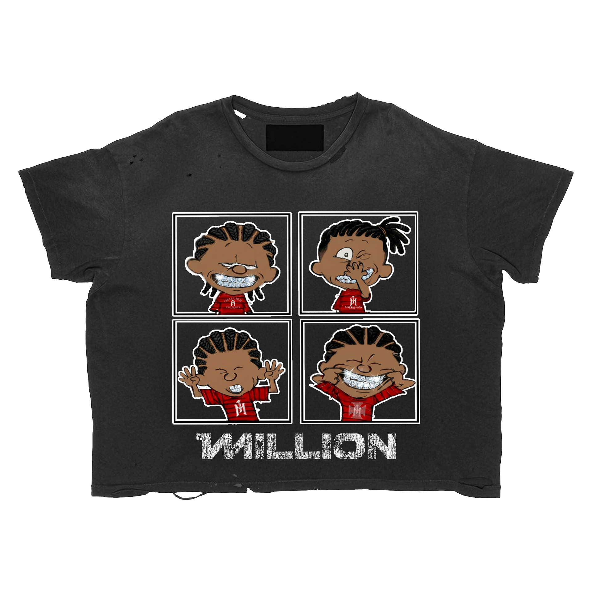 Million Faces Tee (Black)