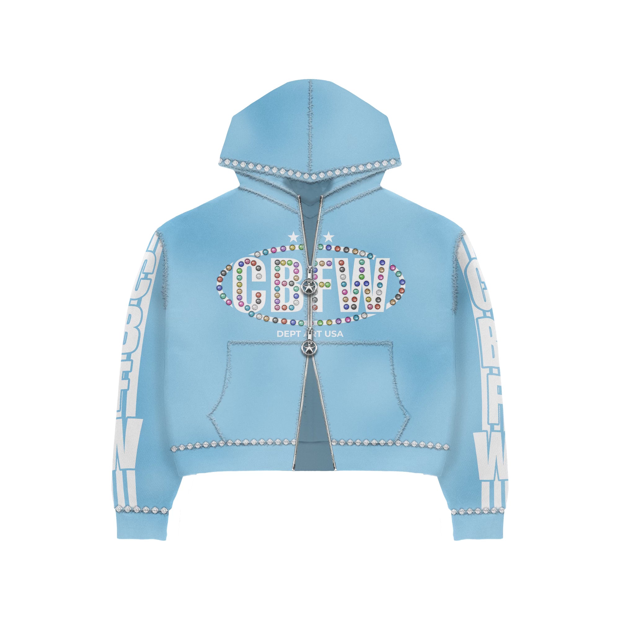 CBFW Stone baby blue set